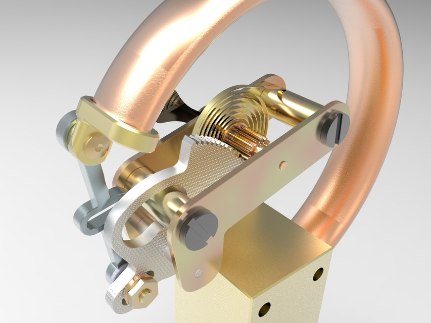 Bourdon pressure gauge
